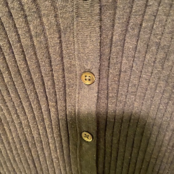Gap Brown Button Up Cardigan Sweater Sz M - Picture 2 of 4